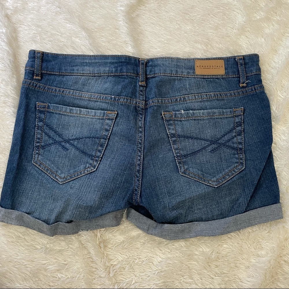 NWOT MIDI Ripped Shorts - Picture 2 of 5